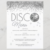 Oudejaarsavond Laatste Disco van het Jaar Menu Tek (Voorkant)