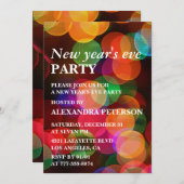 Oudejaarsavond nodigen uit Kleurrijke Confetti Spa Kaart (Voorkant / Achterkant)