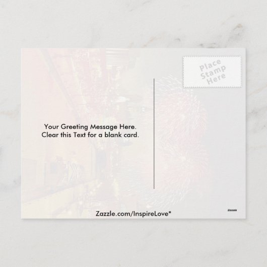 Oudejaarsavond, Ottawa, Ontario, Canada Feestdagenkaart (Achterkant)