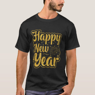 Oudejaarsavond partij levert familie matching cele t-shirt