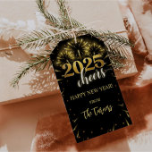 Oudejaarsavond Party Gold & Black Cadeaulabel