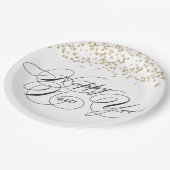 Oudejaarsavond Party Paper Borden Papieren Bordje (Gekanteld)