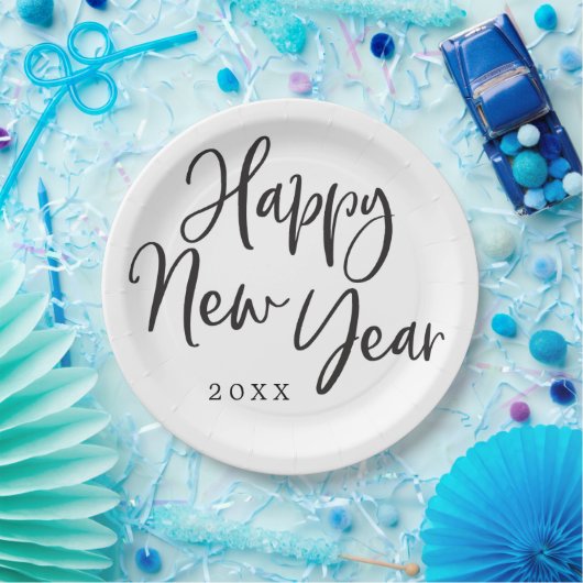 Oudejaarsavond Party Paper Borden Papieren Bordje (Feest)