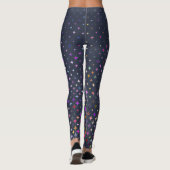 Oudejaarsavond Sterren Vuurwerk Leggings (Achterkant)