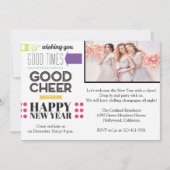 Oudejaarsavond Uitnodiging (Voorkant)