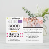 Oudejaarsavond Uitnodiging (Staand voorkant)