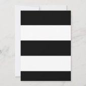 Oudejaarsavond Uitnodigingen Black White & Gold (Achterkant)