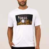 Oudejaarsavond viering SlipperyJoe's champagne T-shirt (Voorkant)