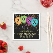 Oudejaarsfeest kleurrijke Confetti Servet (Insitu)