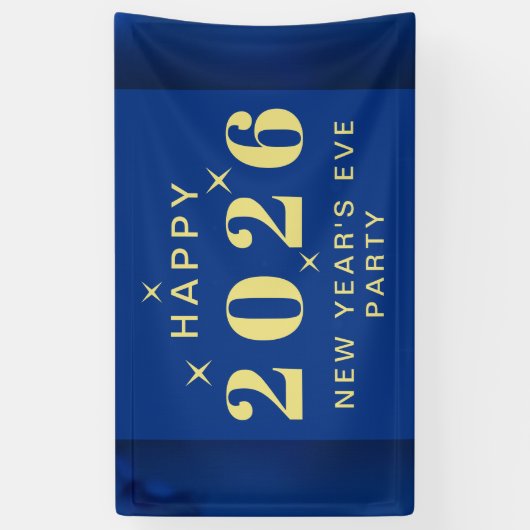 Oudejaarsfeest Spandoek (Verticaal)