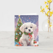 Oudejaarsgroenskaart Kaart (Gele Bloem)