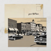 oudejaarsperiode feestdagenkaart (Voorkant / Achterkant)