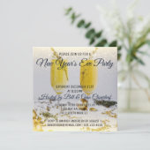 Oudejaarsuitnodiging Luxe Kaart (Staand voorkant)