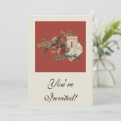 Oudejaarsvogels Kaart (Staand voorkant)