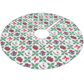Oudekerststal Rozijnenpatchwork Kerstvakantie Kerstboom Rok (Gekanteld)