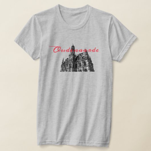Oudenaarde Gothic Town Hall België T-shirt (Laagn)