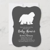 Oudengelse herdershond Baby shower neutraal Kaart (Voorkant)