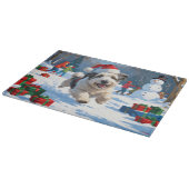 Oudengelse herdershond die rent in het Pet van Sno Snijplank (Hoek)