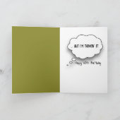 Ouder 50 jarig Beer met bier Kaart (Binnen)