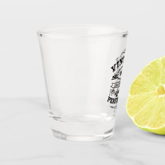  ouder aan perfectie shot glas (Links)