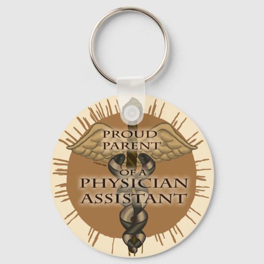 Ouder Artsenassistent Sleutelhanger (Voorkant)