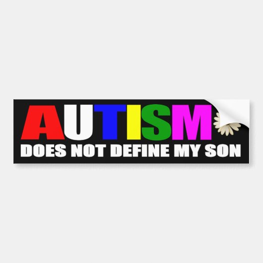 Ouder autisme bumpersticker (Voorkant)