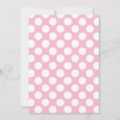 Ouder & Baby Walvis Roze Meisje Bingo Kaart (Achterkant)