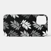 Ouder blad Lg Patroon Zwart Wit Grijs Case-Mate iPhone Case (Achterkant (horizontaal))
