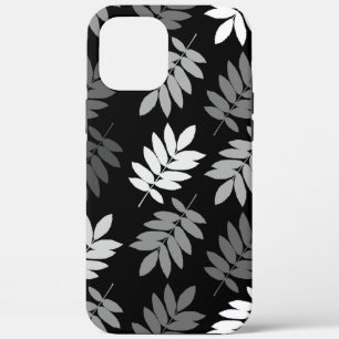 Ouder blad Lg patroon Zwart Wit Grijs Case-Mate iPhone Case