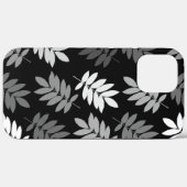 Ouder blad Lg patroon Zwart Wit Grijs Case-Mate iPhone Case (Achterkant (horizontaal))