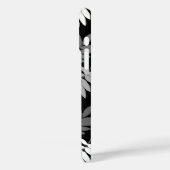 Ouder blad Lg patroon Zwart Wit Grijs Case-Mate iPhone Case (Achterkant / Links)