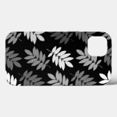 Ouder blad Lg Patroon Zwart Wit Grijs Case-Mate iPhone Case (Achterkant (horizontaal))