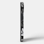 Ouder blad Lg Patroon Zwart Wit Grijs Case-Mate iPhone Case (Achterkant / Rechts)