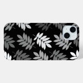 Ouder blad Lg patroon Zwart Wit Grijs Case-Mate iPhone Case (Achterkant (horizontaal))