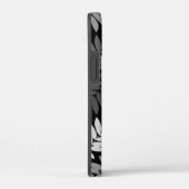 Ouder blad Lg patroon Zwart Wit Grijs Case-Mate iPhone Case (Achterkant / Rechts)