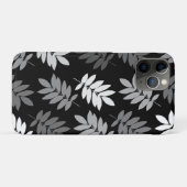 Ouder blad Lg patroon Zwart Wit Grijs Case-Mate iPhone Case (Achterkant (horizontaal))