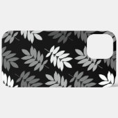Ouder blad Lg Patroon Zwart Wit Grijs Case-Mate iPhone Case (Achterkant (horizontaal))