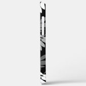 Ouder blad Lg Patroon Zwart Wit Grijs Case-Mate iPhone Case (Achterkant / Links)