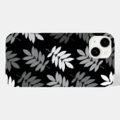 Ouder blad Lg patroon Zwart Wit Grijs Case-Mate iPhone Case (Achterkant (horizontaal))
