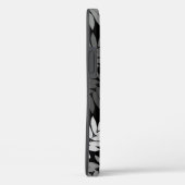 Ouder blad Lg Patroon Zwart Wit Grijs Case-Mate iPhone Case (Achterkant / Rechts)