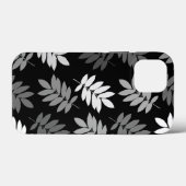 Ouder blad Lg Patroon Zwart Wit Grijs Case-Mate iPhone Case (Achterkant (horizontaal))