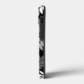 Ouder blad Lg Patroon Zwart Wit Grijs Case-Mate iPhone Case (Achterkant / Links)