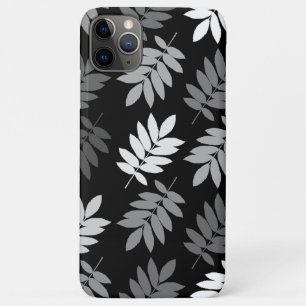 Ouder blad Lg patroon Zwart Wit Grijs Case-Mate iPhone Case