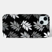 Ouder blad Lg patroon Zwart Wit Grijs Case-Mate iPhone Case (Achterkant (horizontaal))