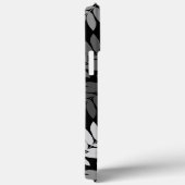 Ouder blad Lg patroon zwart wit grijs Case-Mate iPhone Case (Achterkant / Rechts)