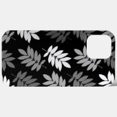 Ouder blad Lg patroon zwart wit grijs Case-Mate iPhone Case (Achterkant (horizontaal))