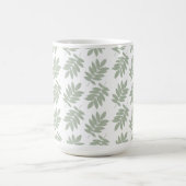 Ouder bladpatroon groen+wit koffiemok (Center)