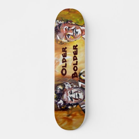 Ouder breder draagmoederskateboard skateboard (Voorkant)