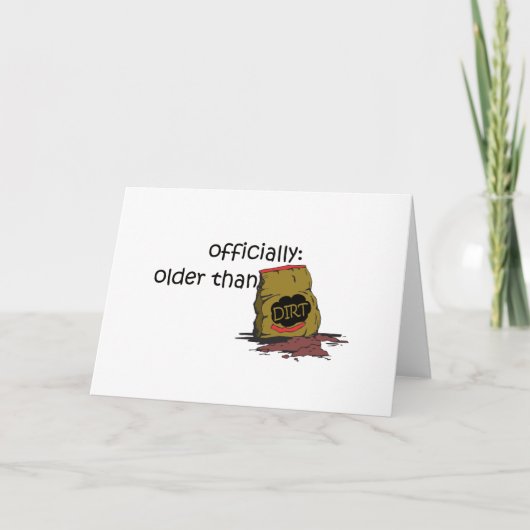 Ouder dan de Aarde Kaart (Voorkant)