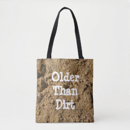 Ouder dan Dirt All Over Print Canvas tas